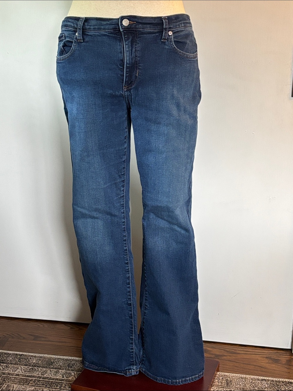 Banana Republic Women's Dark Blue Bootcut Jeans